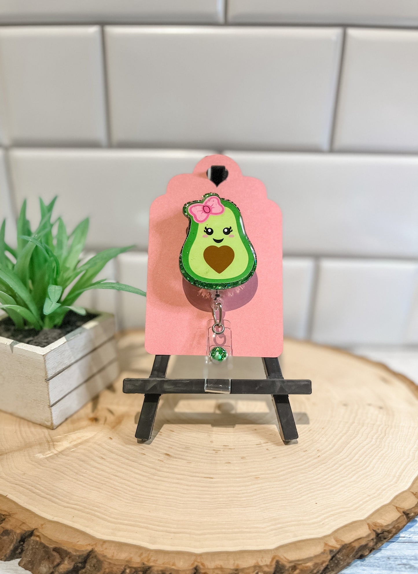 Avocado Girl Badge Reel