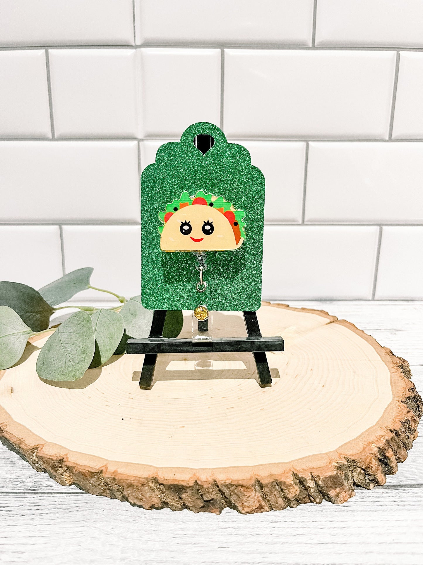 Taco Badge Reel ID Holder