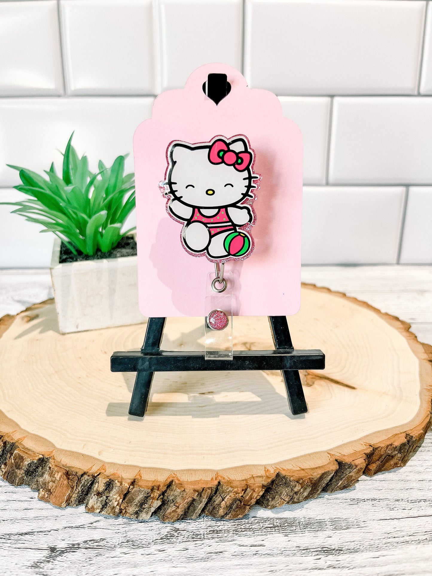 Summer HK Badge Reel ID Holder