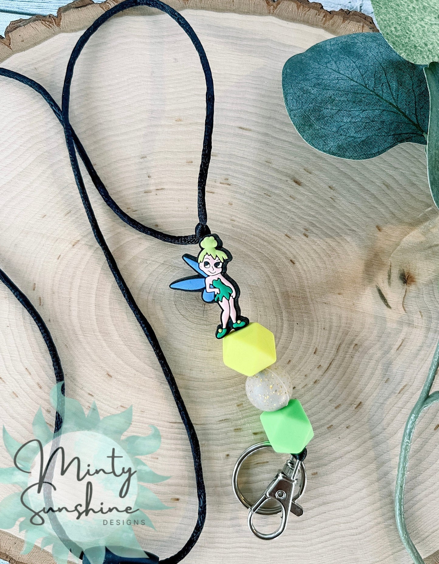 Fairy Silicone Bead Lanyard