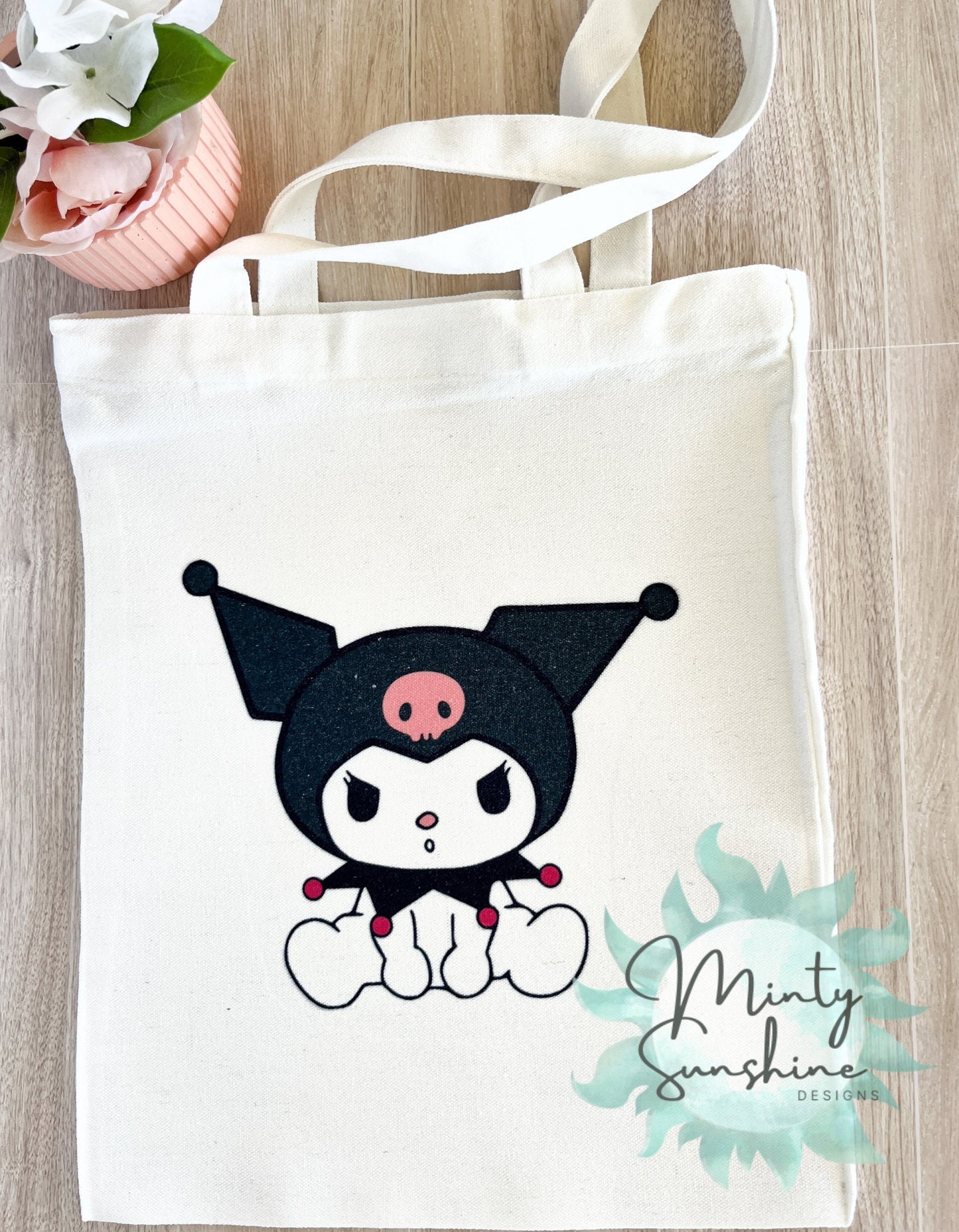 Black Kitty Kuro Tote Bag