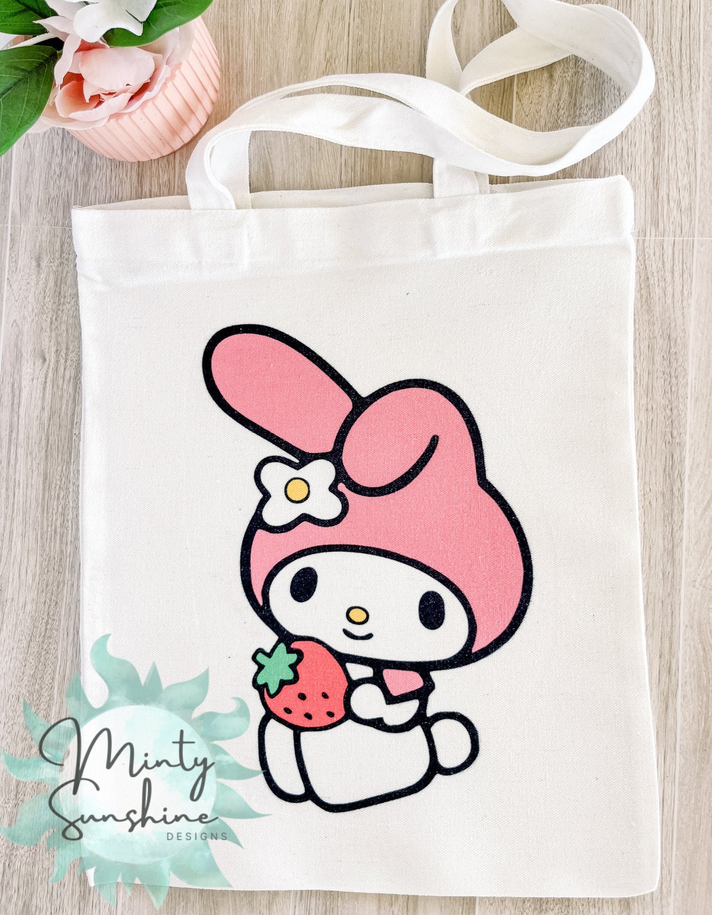 Kawaii Bunny Tote Bag