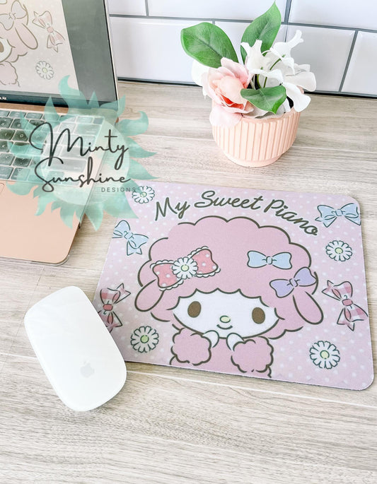 Kawaii Sweet Piano Mousepad