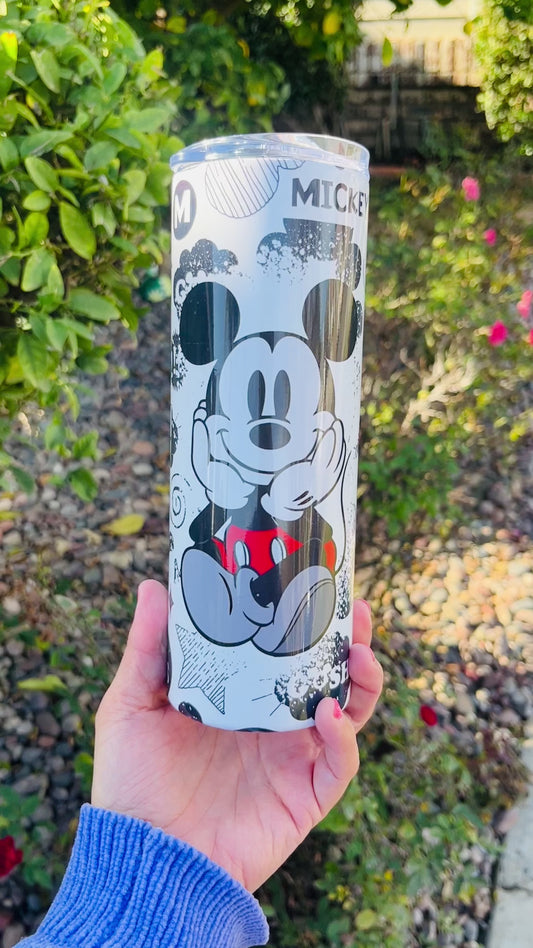 Black and White Mouse 20oz Tumbler